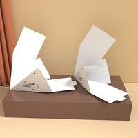 Umweltfreundliche Lebensmittelbox Süßigkeiten-Keksdose Schokoladenbox Snackbox Verpackung Maßgefertigte Pyramiden-Süßwaren-Papierkartons Pyramidenboxen