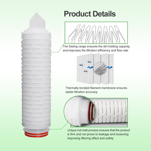 Filtro <span class=keywords><strong>de</strong></span> <span class=keywords><strong>agua</strong></span> industrial PES <span class=keywords><strong>de</strong></span> diámetro exterior <span class=keywords><strong>de</strong></span> 69mm <span class=keywords><strong>de</strong></span> diferencia <span class=keywords><strong>de</strong></span> presión baja <span class=keywords><strong>de</strong></span> alto flujo para filtración <span class=keywords><strong>de</strong></span> ácido débil y <span class=keywords><strong>base</strong></span> débil - Product Image 5