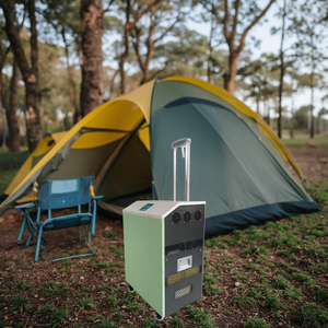 Station solaire portable 3000W, batterie lithium-ion 5000Wh à onde sinusoïdale pure, contrôleur MPPT, port RV, éclairage LED, utilisation en extérieur - Product Image 2