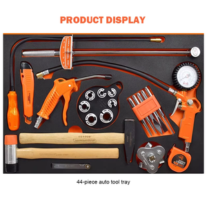 مجموعة أدوات يدوية احترافية جديدة مكونة من 258 قطعة، عربة أدوات فولاذية معزولة VDE بـ 7 أدراج وأرجل قابلة للتعديل، مقاس 54×68 سم - Product Image 5