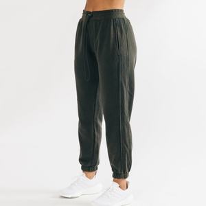 Pantalons de jogging décontractés en coton et élasthanne pour femmes, avec logo personnalisé imprimé - Product Image 4