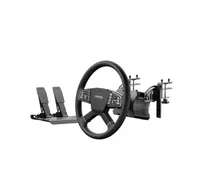 MOZA R5 Truck Bundle 2 pédaliers Volant à entraînement direct Couple de pointe Contrôle via application cloud avec volant et pédales Fixation sur table