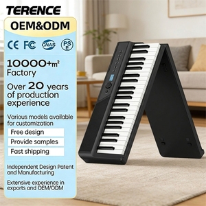 คีย์บอร์ดเปียโน TERENCE V50 88 คีย์ สำหรับบริการปรับแต่งแบรนด์ OEM โรงงานผลิตเปียโนอิเล็กทรอนิกส์แบบสัมผัส - Product Image 1