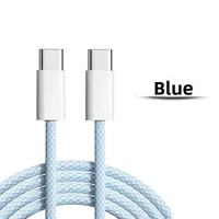 Cable Premium Xput de 2 Metros, Trenzado de Nailon, Tipo-C a Tipo-C, Carga Rápida 3A, Multifuncional para MacBook, iPad Pro