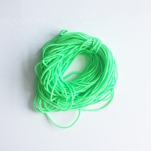 Suministro directo de fábrica elástico Earloop 2,5mm 2,8 Mm 3mm 4mm 5mm 6mm redondo plano Earloop <span class=keywords><strong>cord</strong></span>ón elástico - Product Image 1