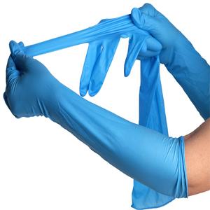 Gants Médicaux Stériles Jetables en Nitrile Longs Couvrant les Coudes, Sans <span class=keywords><strong>Latex</strong></span>, pour Obstétrique et Gynécologie - Product Image 4