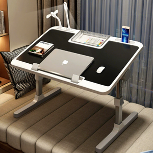 높이 조절 MDF 접이식 테이블 소형 접이식 리프트 침대 기숙사 책상 - Product Image 1