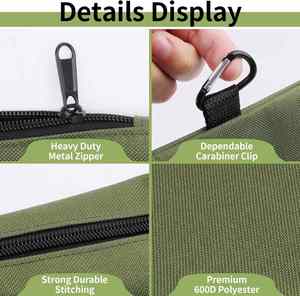 Pochette à outils de qualité supérieure, sac pour accessoires électroniques, sac pour fournitures de bureau - Product Image 3