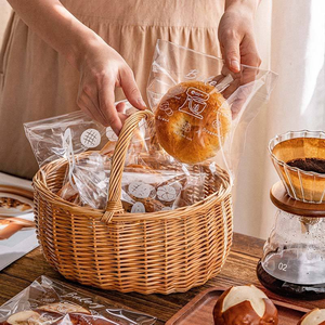 Sacs en plastique transparents OPP autocollants imprimés flexo personnalisables de qualité alimentaire, sachets d'emballage thermoscellables pour tranches d'orange séchées - Product Image 5