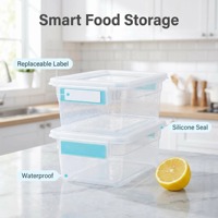 Conteneurs de stockage alimentaire hermétiques multi-tailles 2026 pour l'organisation et la conservation, pour hôtels et restaurants, marquables