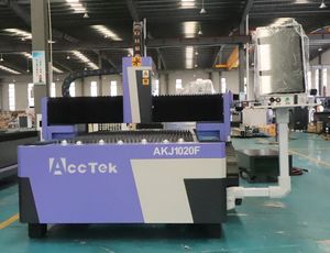 Machine de découpe laser à fibre 6010 1020 de type portique, nouvelle, compacte, pour tôles métalliques, découpe de précision 3 kW CNC en acier inoxydable - Product Image 2