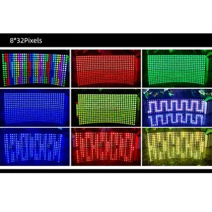 Placa matriz led flexível dc5v ws2812b, 8x8 rgb pixel matrix serviço de design pcb