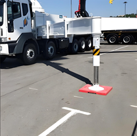 Plaques de support mobiles en PEHD pour pompes à béton, pièces de grue robustes, plaques de support de pieds de grue