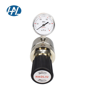 Regulador de Presión de Gas de Diafragma de Una Etapa de Acero Inoxidable 316/316L/304, Reductor Neumático de Gran Flujo - Product Image 2