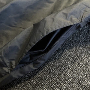 Veste à capuche personnalisée en nylon tissé 2 couches, légère, imperméable et coupe-vent, avec demi-fermeture éclair, style décontracté et coupe courte pour homme - Product Image 5
