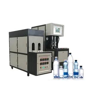 4 cavity Max 2 liter semi automatic pet bottle making machine