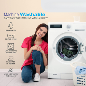 Set di lenzuola da 4 pezzi con tasca profonda 100% fogli di raffreddamento in cotone - Product Image 5