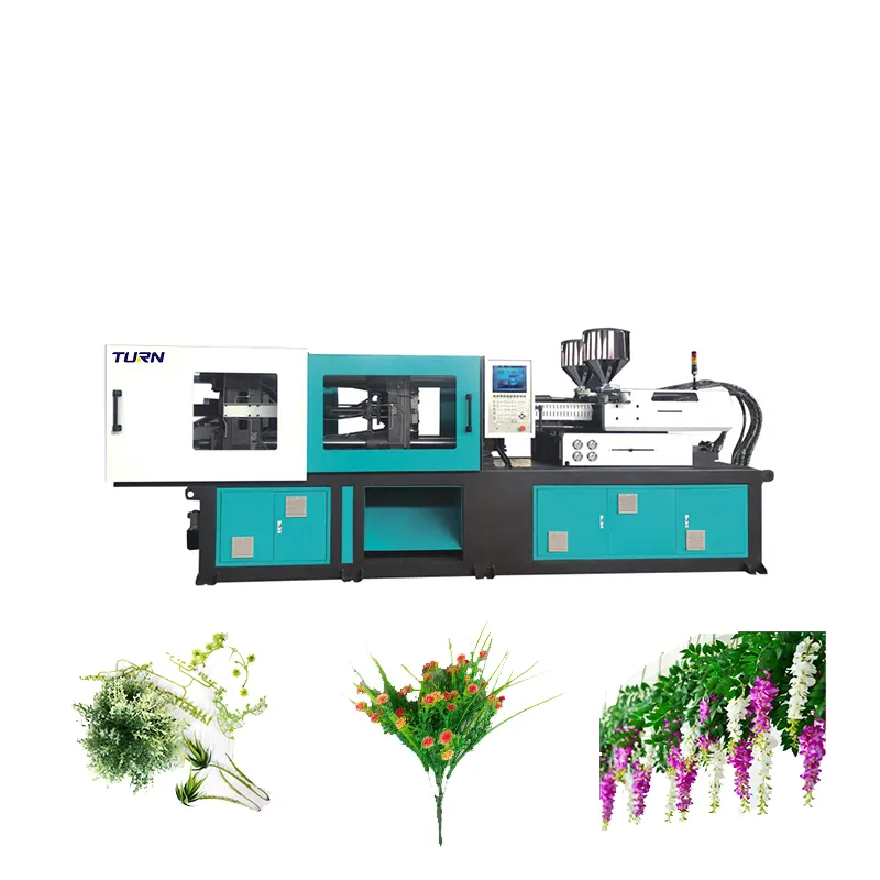 TLD- 128 machine à plantes et fleurs artificielles, machine de moulage par injection de fleurs artificielles, machine de fabrication de fleurs