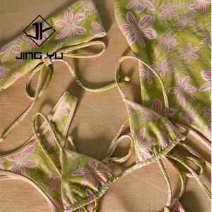 Fabricante de Bikinis, Diseño Hawaiano, Traje de Baño Hueco para Mujer, Bikini de Nailon Reciclado Personalizado - Product Image 3