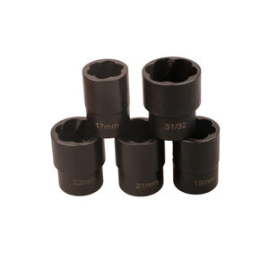 6 pièces d'écrou de cosse usé et de déverrouillage, jeu de douilles de torsion Nct 1/2 drive 17-26mm - Product Image 4