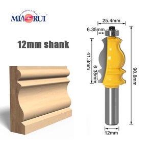 Miaorui 12mm xử lý đuôi cá phay Cutter xuất khẩu chất lượng cho chế biến gỗ cắt tỉa khắc và dòng cắt vàng sơn OEM - Product Image 2