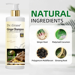 Champú Líquido Personalizado de Ginseng y Jengibre <span class=keywords><strong>para</strong></span> <span class=keywords><strong>el</strong></span> Crecimiento del Cabello, Control de Grasa, Reparación, Hidratación y Refrescante Anticaspa - Product Image 5