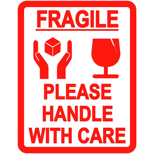 Étiquette d'avertissement fragile <span class=keywords><strong>pour</strong></span> les bagages - Product Image 1