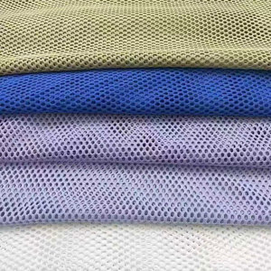 Tissu en maille aérée 100 % polyester écologique antistatique, tricot à carreaux léger et résistant aux déchirures pour canapé, voiture, sac, filles - Product Image 1