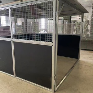Écurie à chevaux portable galvanisée à chaud 3x3m 3.5mx3.5m 4x4m 12x12 pieds Structure en acier Chambres d'écurie pour fermes État neuf et d'occasion - Product Image 2