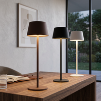 Lampe de Table LED Moderne Rechargeable Sans Fil pour Hôtel, Chevet, Salon, Restaurant, Salle à Manger, Café – Lampe de Bureau Portable