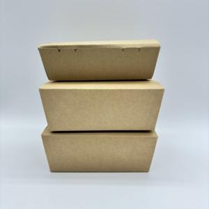 Boîte d'emballage pour hamburger/sushi en papier kraft compostable écologique, boîte alimentaire en papier de qualité alimentaire pour l'emballage - Product Image 3