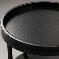 Table d'appoint en métal industriel moderne, couleur personnalisée, rangement durable, facile à nettoyer, meubles de salon pour usage domestique, table basse