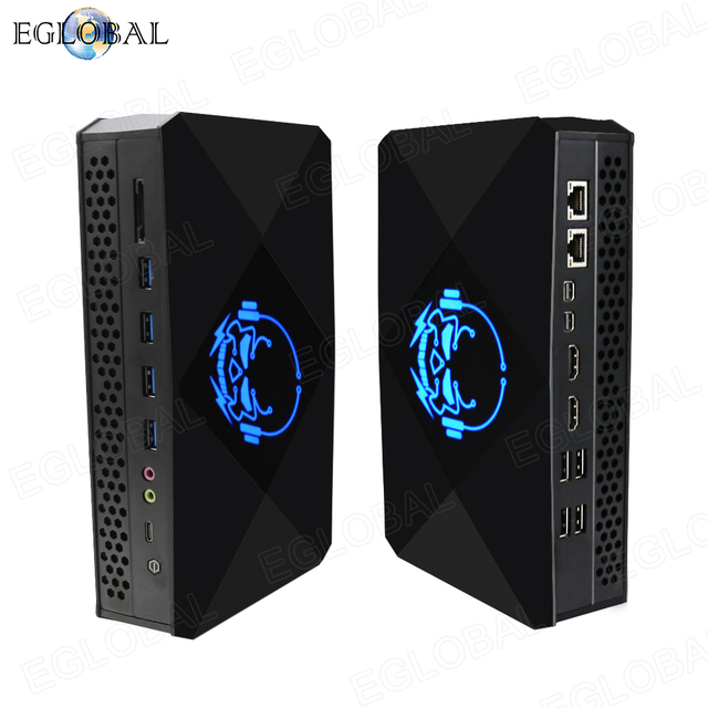 Eglobal Factory Price for Our Model VX1 Nuc Core I9 10980HK I7 1165G7 Gamer Desktop Computer DDR4 Dual M.2 NVMe SSD Mini PC