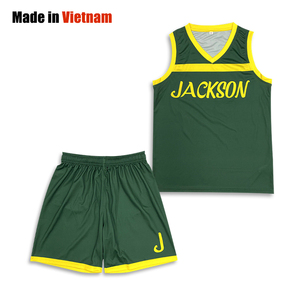 Fabricante Vietnamita, Uniforme de Baloncesto Personalizado, Transpirable, Sublimado, 100% Poliéster, Conjunto de Uniforme para Equipo - Product Image 1