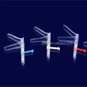 Disposable Plastic disposable sterilized vaginal speculum with side screw