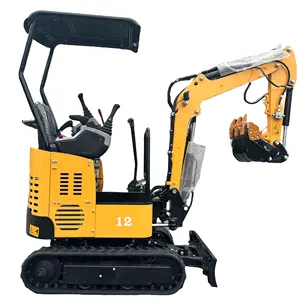 Hot Sale CE EURO5 Epa Engine Garden Mini Crawler Excavator 1.2t 1.5t 1.8t 2t Hydraulic Digging Excavator Machine