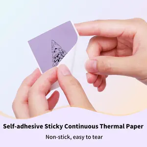 Mini <span class=keywords><strong>impresora</strong></span> térmica de bolsillo <span class=keywords><strong>Phomemo</strong></span> <span class=keywords><strong>T02</strong></span>, 203DPI/impresión inalámbrica, fotos de texto, notas de estudio, manualidades de diario DIY - Product Image 4