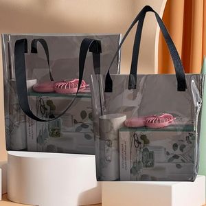 Transparent PVC Clear Nylon Travel Cute Makeup Organizer Storage <b>Bag</b> Preppy Cosmetic Zipper Pouch Purse Travel <b>Coin</b> Pouch - Product Image 6