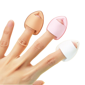 Mini Esponja de Maquillaje con Forma de Corazón, Lavable, Hidrófila, de PU, para Aplicación de Polvo - Product Image 4