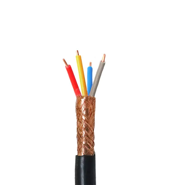 KVVP экранированный гибкий обшитый кабель внутренний кабель ПВХ изолированный медный проводник сухой обмотанный сигнальный кабель