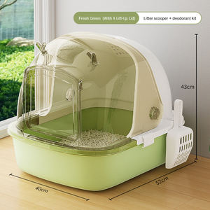 Caja de Arena para Gatos Antiolor, Portátil, Extraíble, Grande, Cerrada, con Puerta - Product Image 6