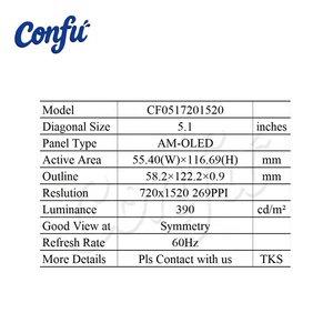 Écran flexible AMOLED BOE 5,1 pouces 720x1520, module incurvé pliable et <span class=keywords><strong>enroulable</strong></span>, écran tactile capacitif CTP, panneau ultra fin MIPI - Product Image 2