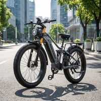 Vélo de montagne électrique 26 pouces avec pneus larges 4.0 BURCHDA RX80 48V20Ah 7 vitesses, frein hydraulique, moteur arrière sans balais, livraison UE