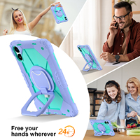 Funda de Silicona Antigolpes con Soporte Multiángulo para Tablet Xiaomi Redmi Pad Pro 12.1 Pulgadas POCO Pad 12.1 Pulgadas 2024