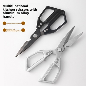 Ultra Sharp Meat Scissor Heavy Duty Scissors Multi-function Scraping Fish Scale Barbecue <b>Kitchen</b> Scissor <b>Shears</b> for Turkey Bones - Product Image 5