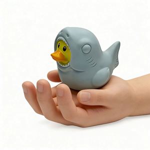 Creative Shark Children's Sand Playing Tool Cute <b>Animal</b> Shaped Unisex 0-24 Months Baby Rubber Duck - Product Image 3