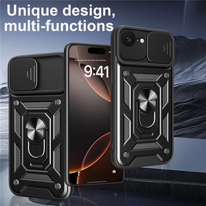 <span class=keywords><strong>Funda</strong></span> para Teléfono con Anillo de Diseño Animal para 17 Pro Max, con Cubierta Protectora Antigolpes para 7 Shunjia Push Window - Product Image 4