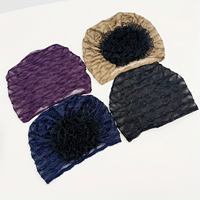 YASEEN - Pañuelo Interior Ajustable y Transpirable para Mujer, Turbante Árabe Musulmán, Gorro con Base Elástica de Encaje, Cuerda para Atar, Gorro Hijab para Todas las Estaciones