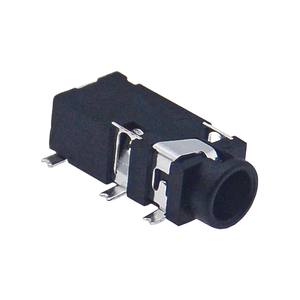 Conector Hembra de Audio Estéreo PJ-327D de 3.5mm, Montaje SMT de 5 Pines con Postes de Montaje Dobles, Conector de Alta Calidad - Product Image 2
