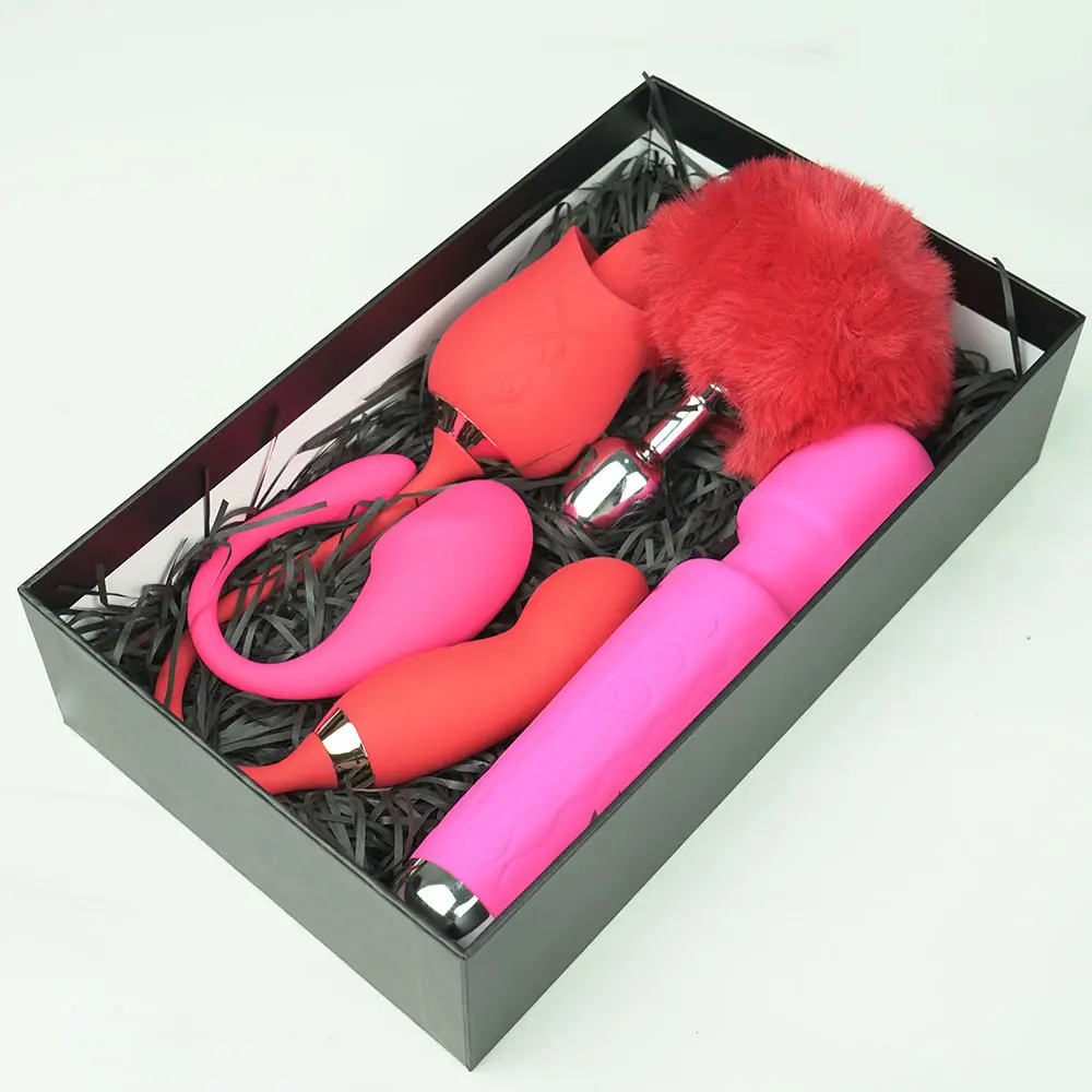 Luxury Packaging Custom Logo Adult Gift Set Boxes Vibrator Sex Toy Valentine's Day Gift Set Packaging For Couples